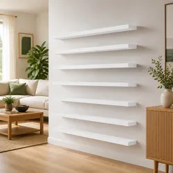 Reliable White Bookshelf Boards - 8 Pieces for Storage