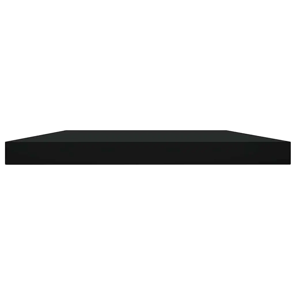Bookshelf Boards Black 60x10x1.5 cm Engineered Wood Shelving Panels 4 Piece