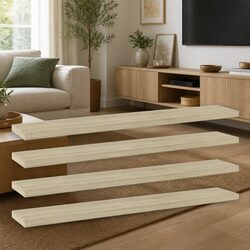 Reliable Brown Bookshelf Boards - 4 Pcs for Your Home