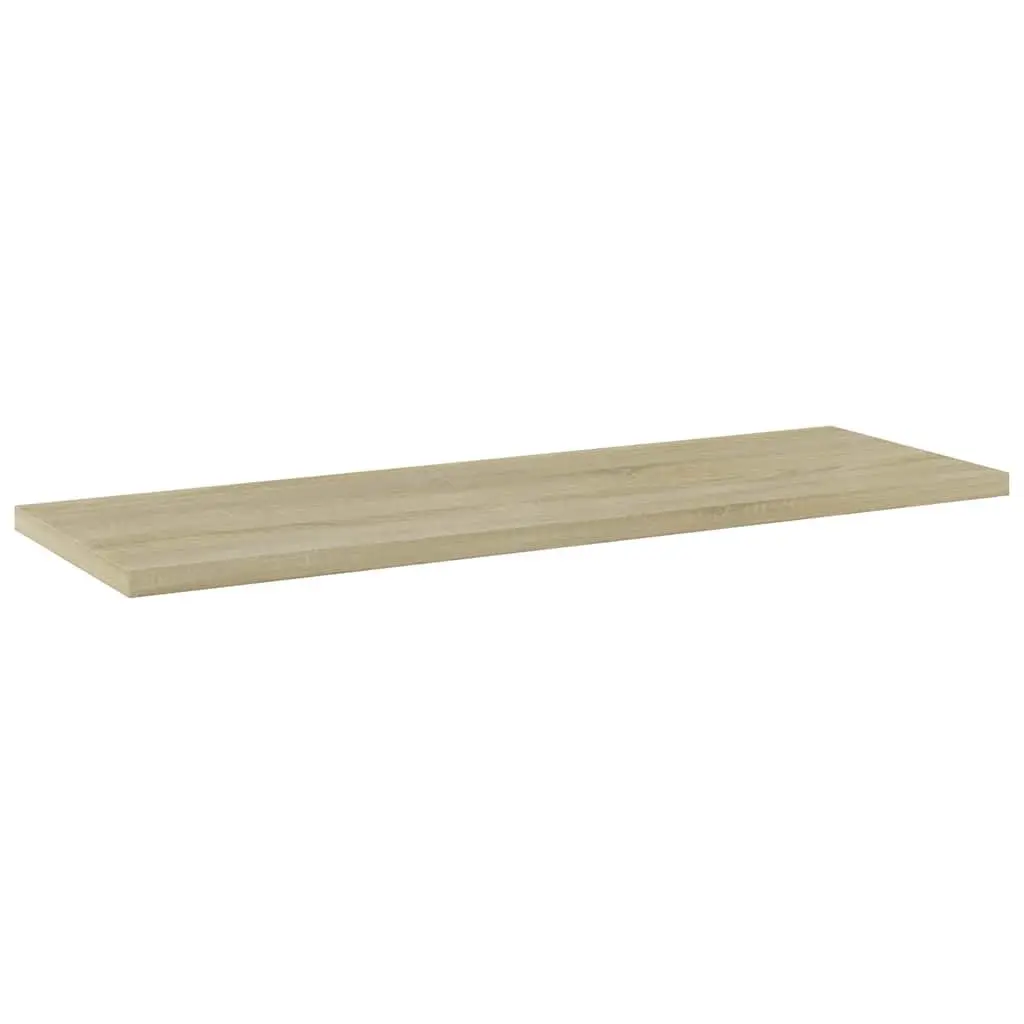 Bookshelf Boards Storage Shelving Panels 60x20x1.5 cm Brown Sonoma Oak 4 Piece