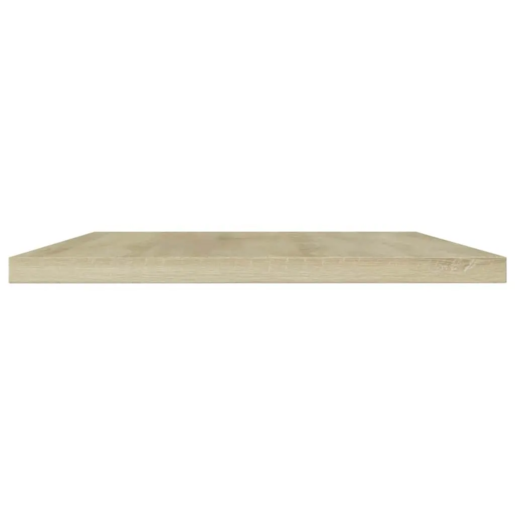 Bookshelf Boards Storage Shelving Panels 60x20x1.5 cm Brown Sonoma Oak 4 Piece
