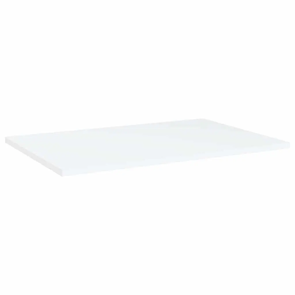 Bookshelf Boards Storage Shelves 60x40x1.5 cm White 4 Piece Floating Wall Mounted