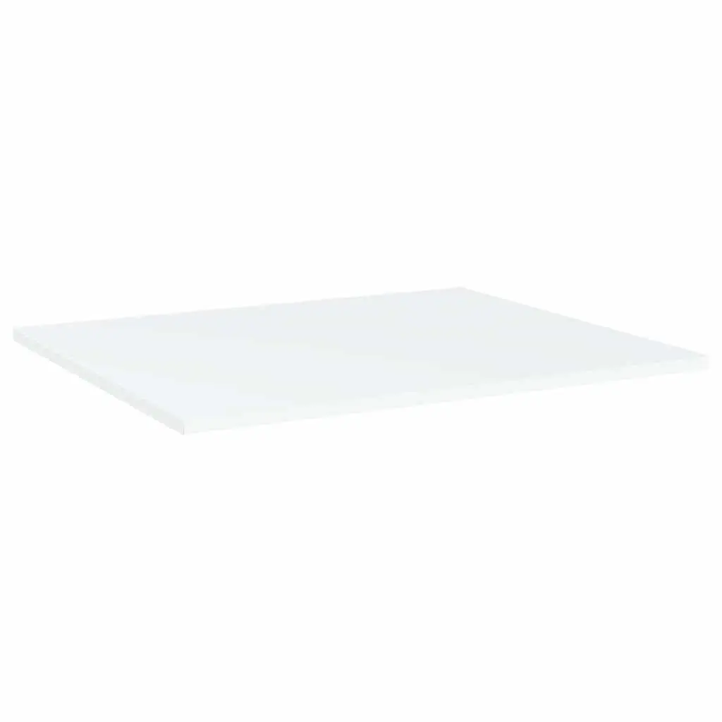 Floating Shelf Boards Wall Mount Storage Shelving 60 x 50 x 1.5 cm White 4 Piece