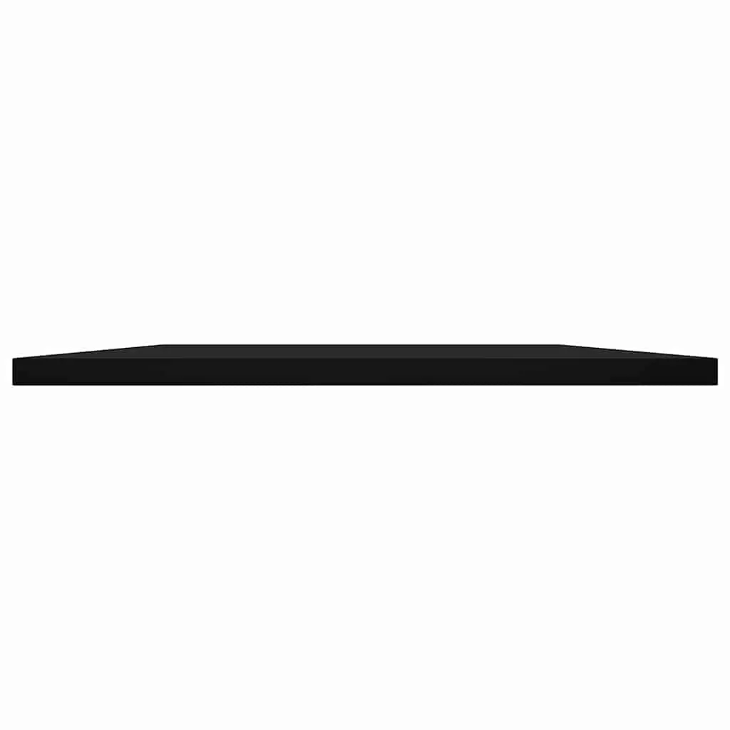 Bookshelf Boards Wall Storage Shelves 60 x 50 cm Black 4 Piece