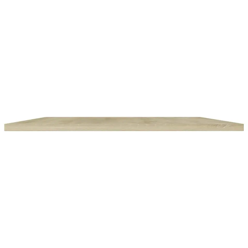 Floating Bookshelf Boards 4 pcs Brown Storage Shelves Wall Mount Display 60x50cm