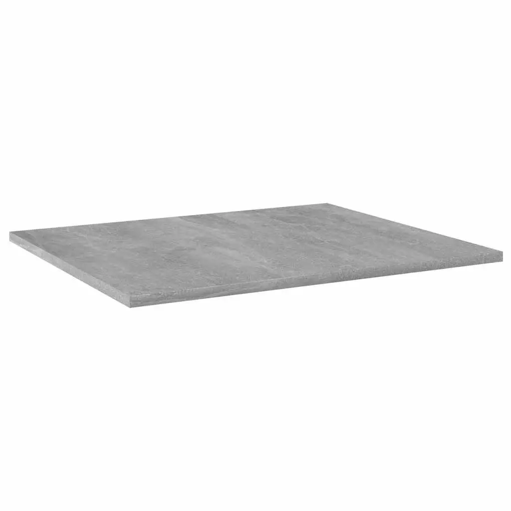 Bookshelf Boards Storage Display Unit 4 Piece Grey