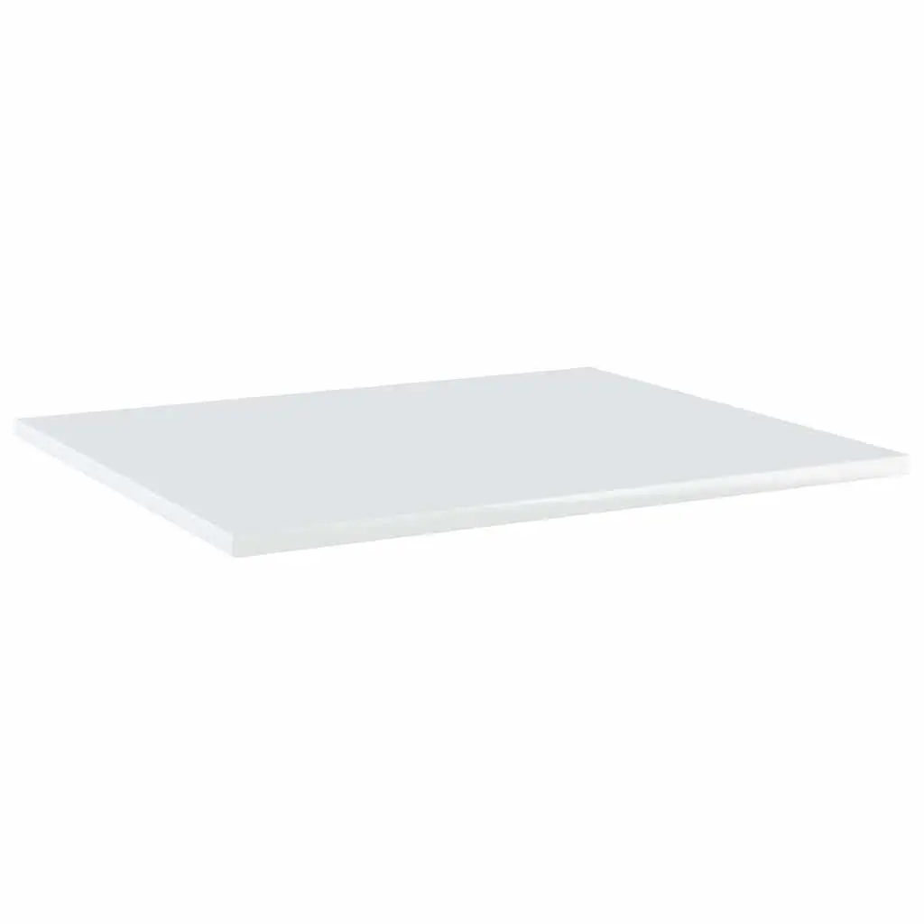 Floating Shelf Boards Set 4 pcs White Wall Mounted Storage Display Shelving