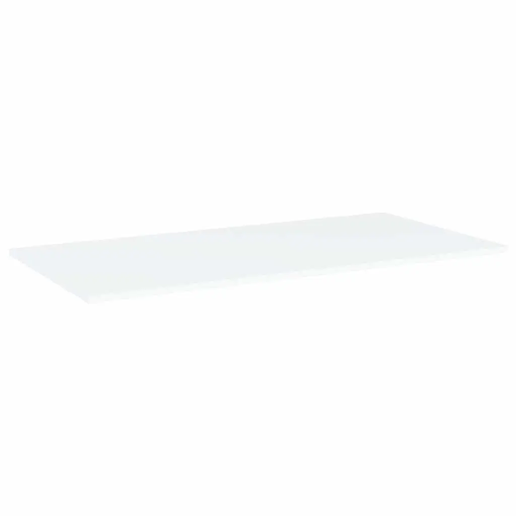 Bookshelf Boards White Storage Shelves 4 Pieces Floating Wall Mount Shelving