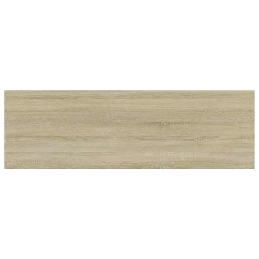 4-Piece Floating Bookshelf Board Set in Brown