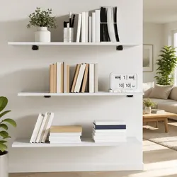 Reliable White Floating Bookshelf Boards – A Smart Storage Solution