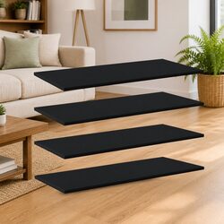 Reliable Black Floating Shelf Boards for Practical Use
