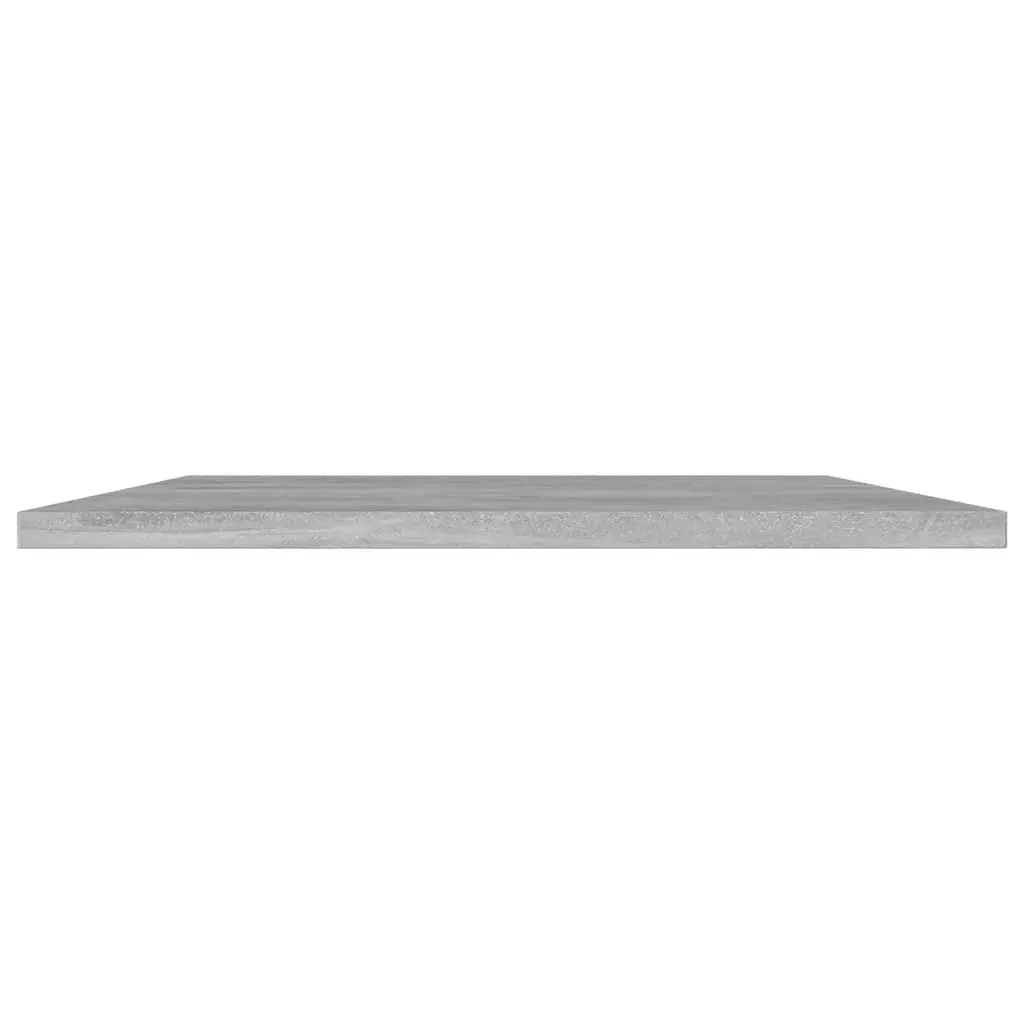 Floating Bookshelf Boards Storage Shelves 80 x 40 x 1.5 cm Grey Set of 4