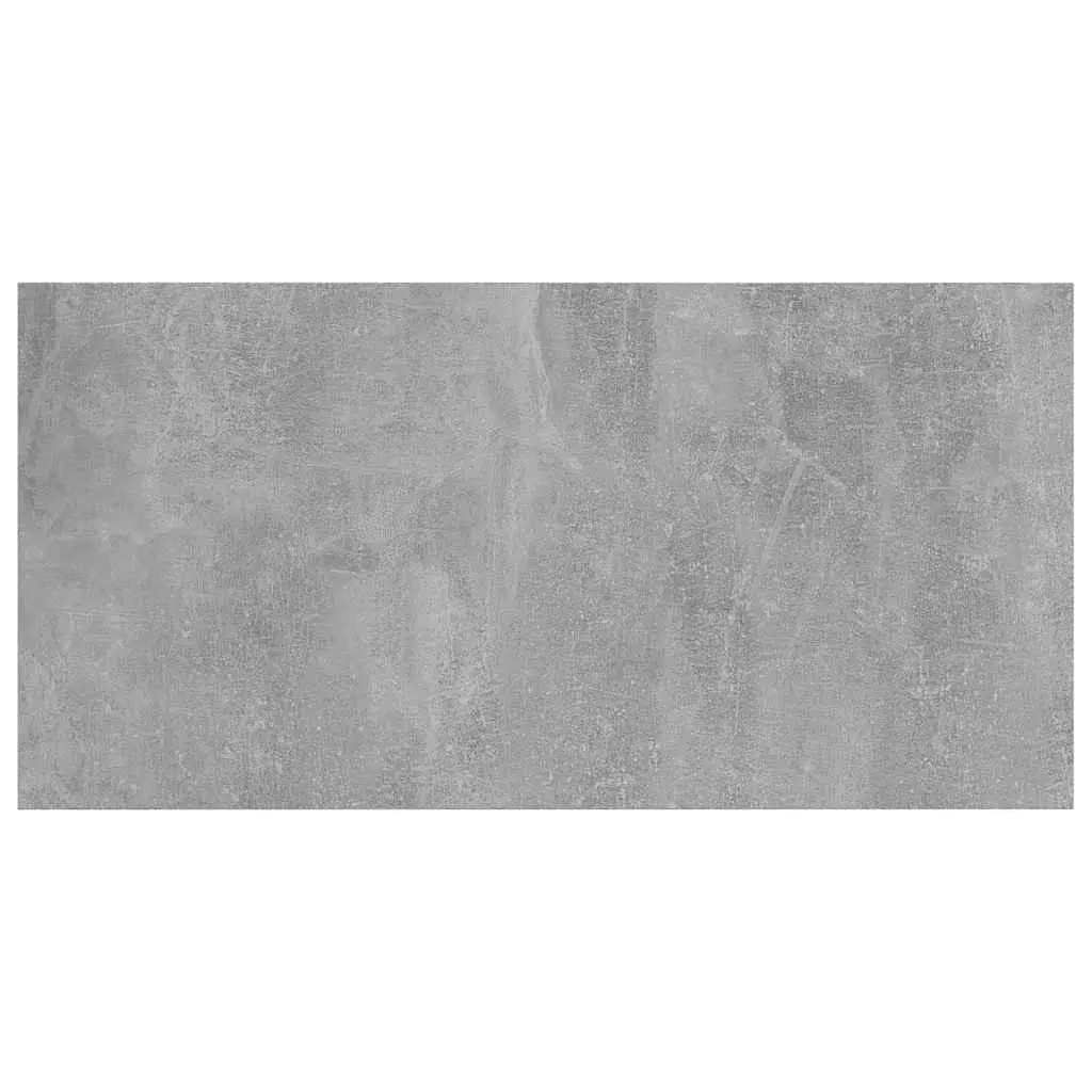 Floating Bookshelf Boards Storage Shelves 80 x 40 x 1.5 cm Grey Set of 4