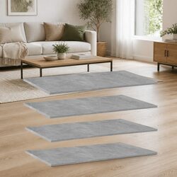 Reliable Grey Floating Shelf Boards - 4 Pack