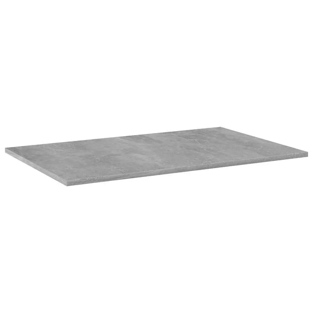 Floating Shelf Boards 4 Pack Grey Engineered Wood Wall Storage Display Organiser