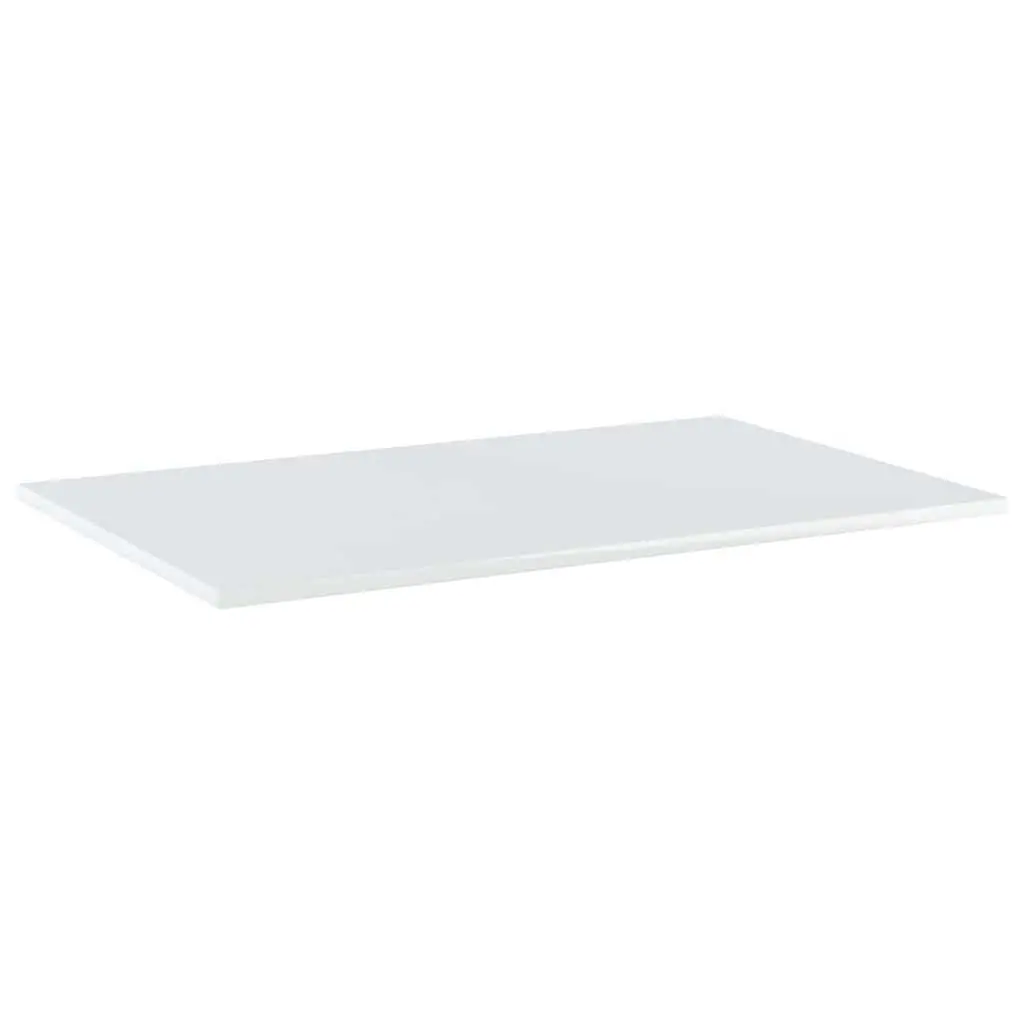 Floating Shelves Boards Storage Display Organizer 80 x 50 x 1.5 cm White 4 Piece