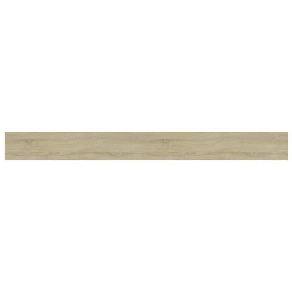 Bookshelf Boards 8 Pieces Brown Engineered Wood Floating Shelves Storage