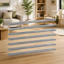 Versatile Grey Bookshelf Boards in Set of 8 for Your Home