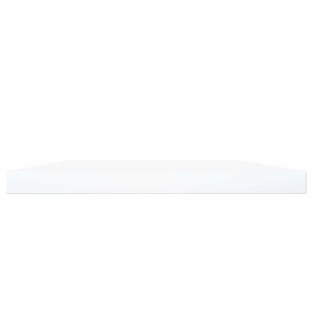 Floating Bookshelf Boards 4 Pack White Wall Mount Storage Shelves Display