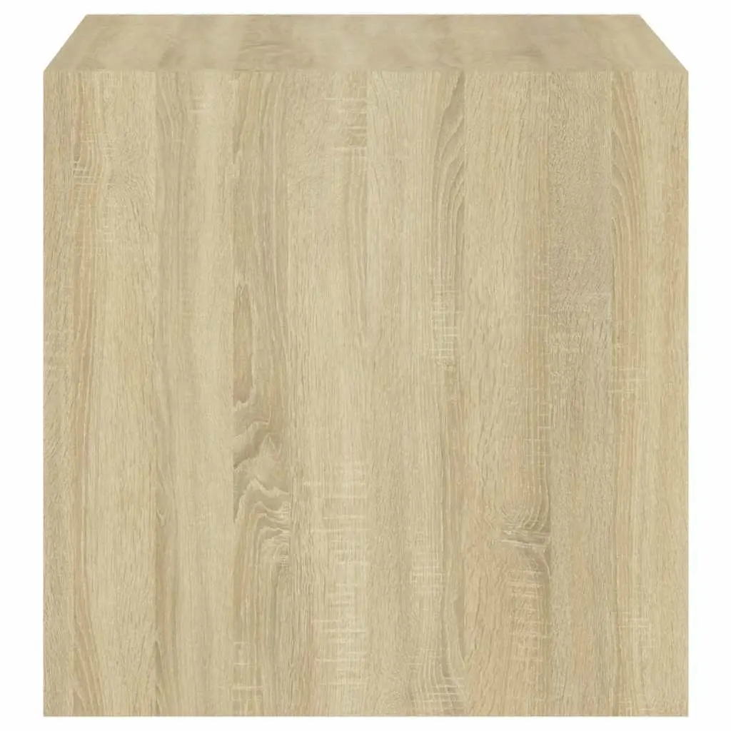 Wall Cabinet Storage Shelves 37x37x37 cm Engineered Wood Brown Set of 2