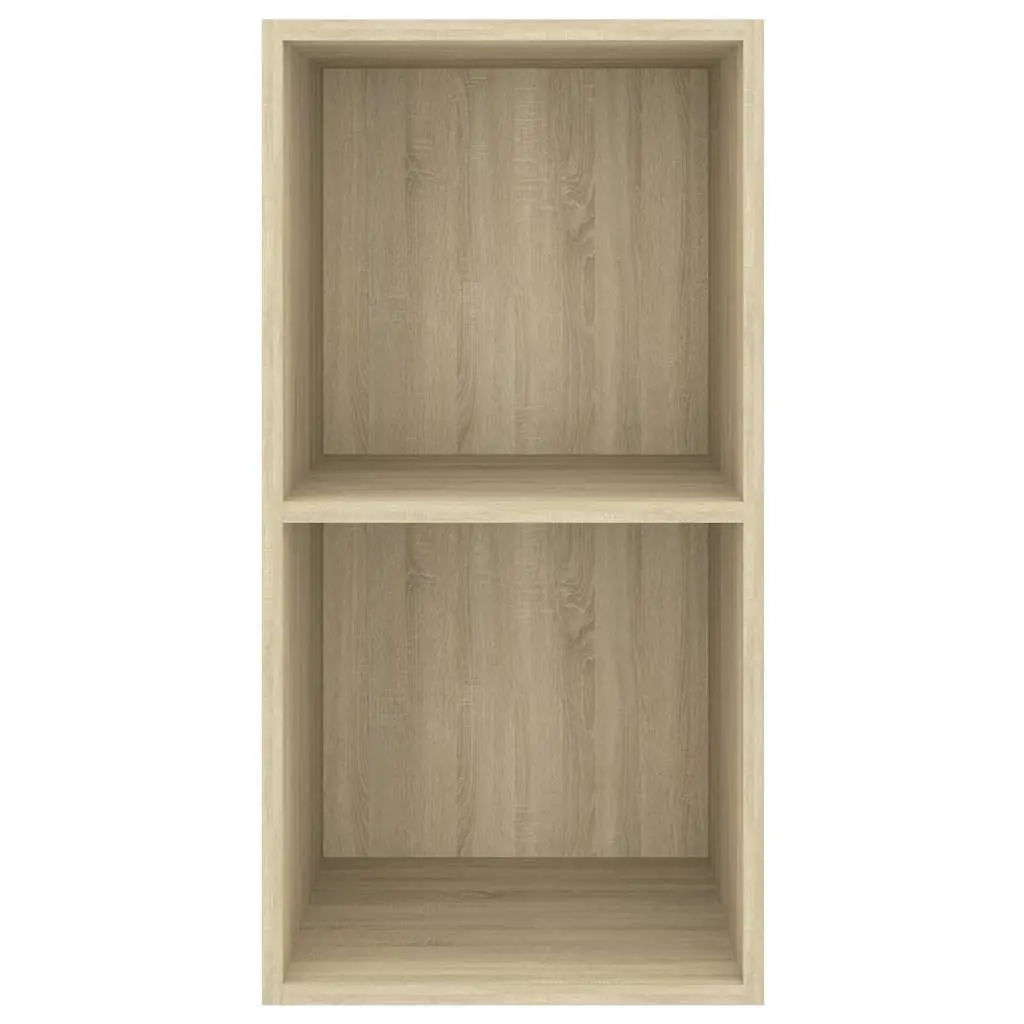 Wall-mounted TV Cabinet Brown Engineered Wood 37x37x72cm Storage Organiser