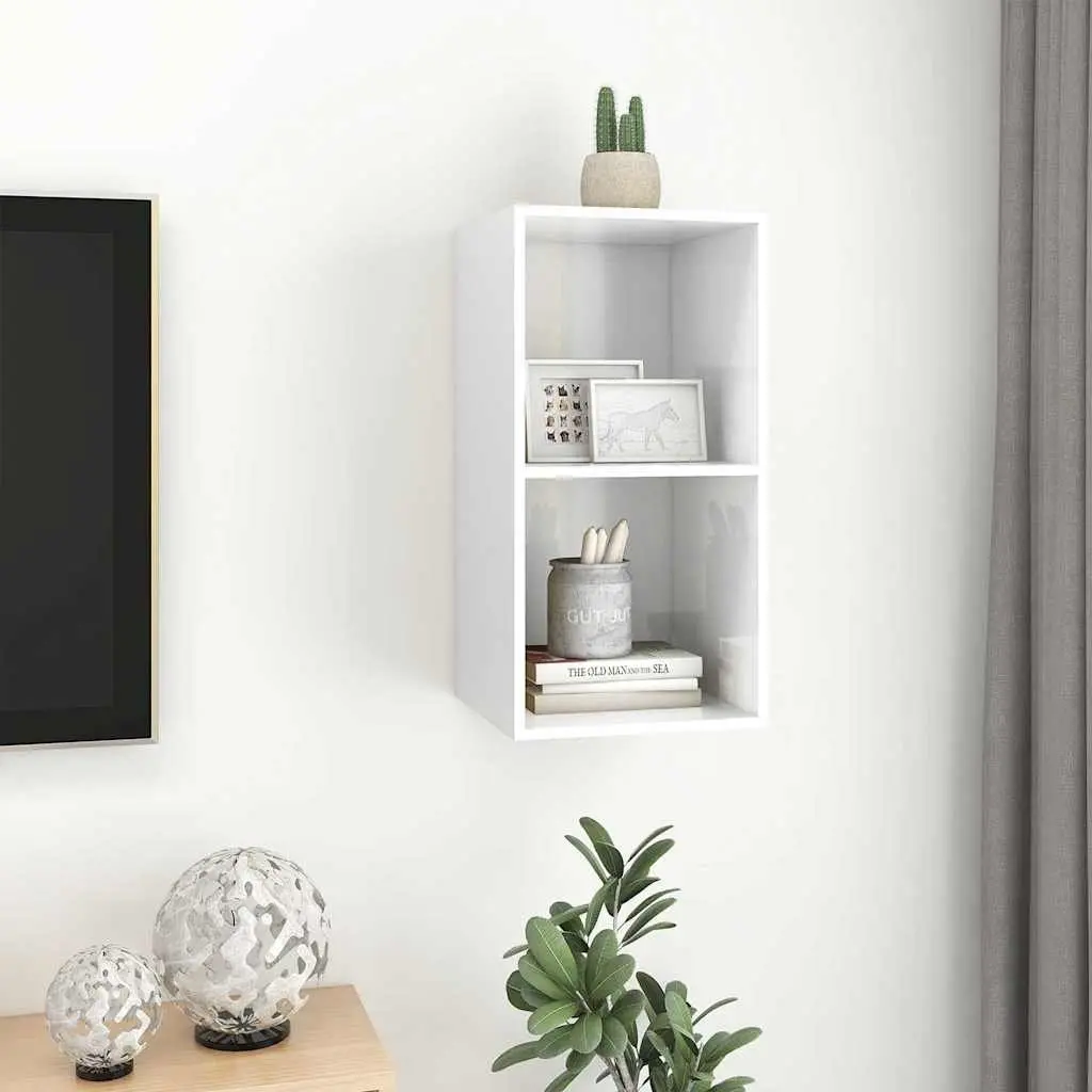 White Wall-mounted TV Cabinet for Home Needs