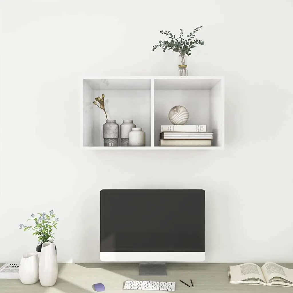White Wall-mounted TV Cabinet for Home Needs
