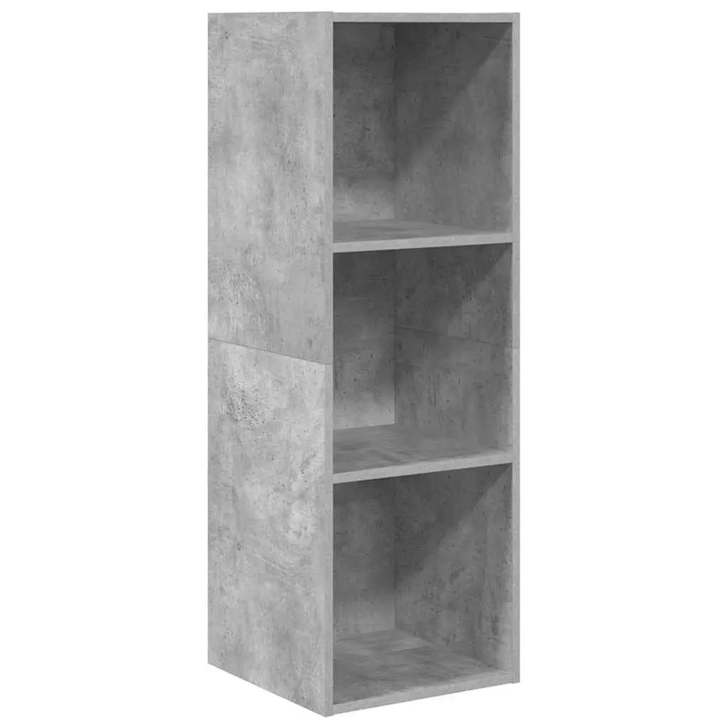 Wall-mounted TV Cabinet Grey 37x37x107cm Engineered Wood Storage Unit