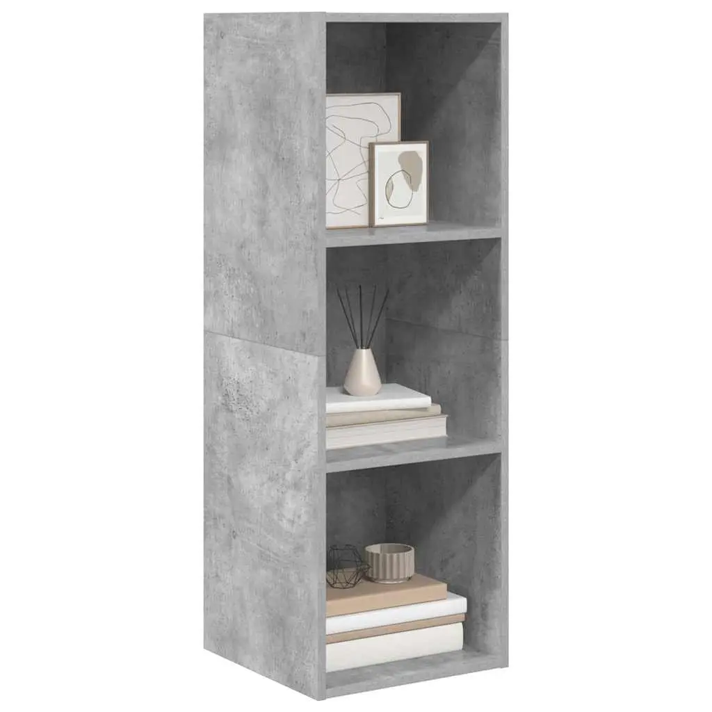 Wall-mounted TV Cabinet Grey 37x37x107cm Engineered Wood Storage Unit