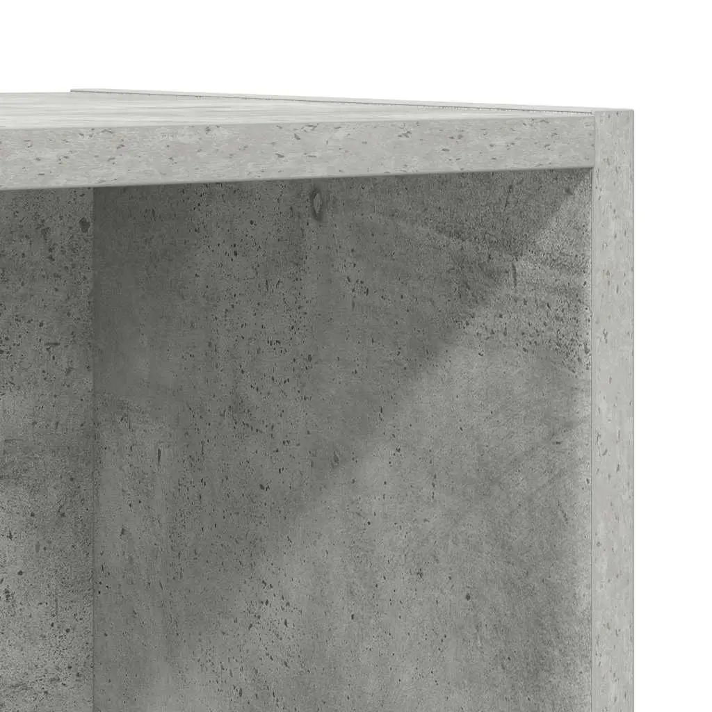 Wall-mounted TV Cabinet Grey 37x37x107cm Engineered Wood Storage Unit