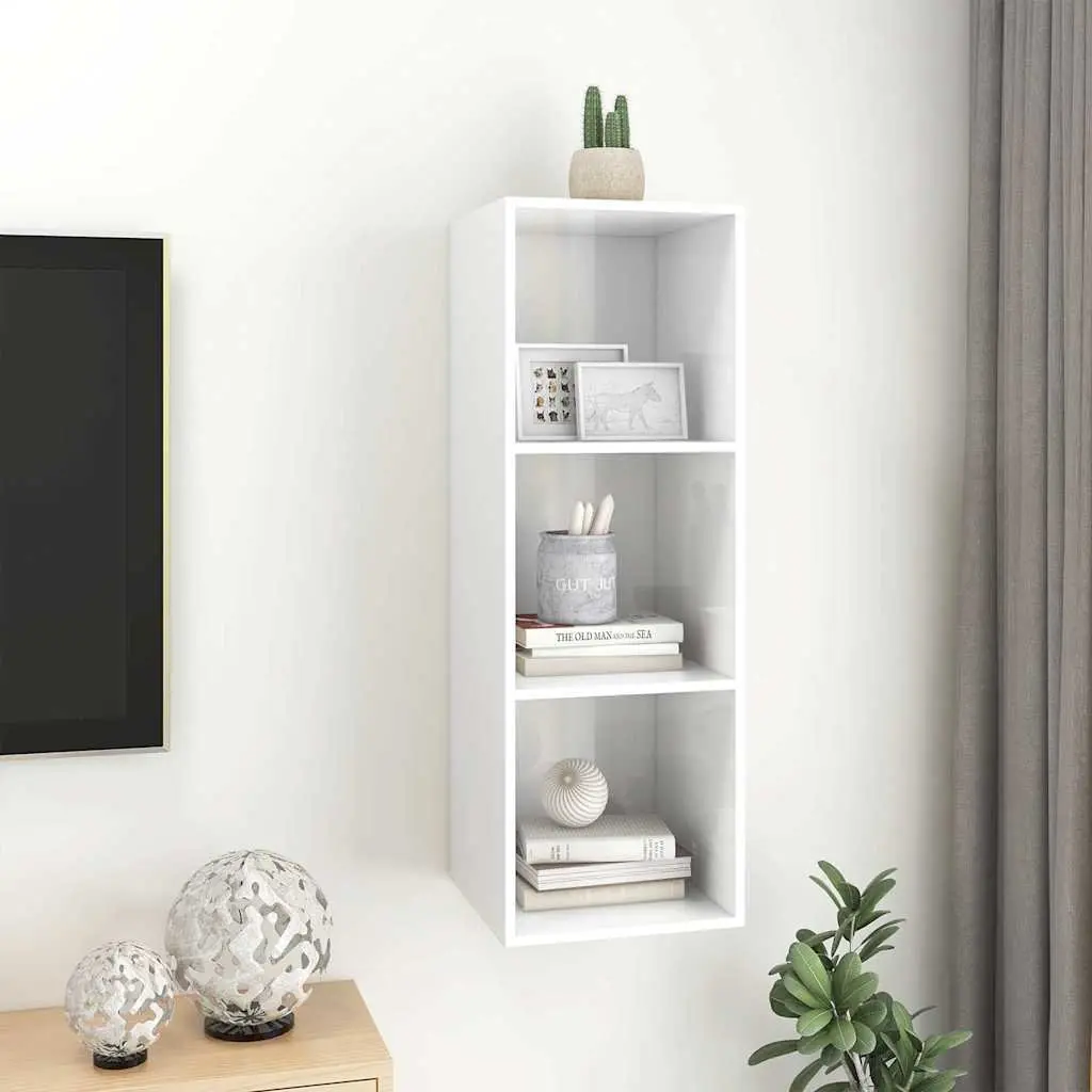 Wall-Mounted TV Cabinet with Ample Storage