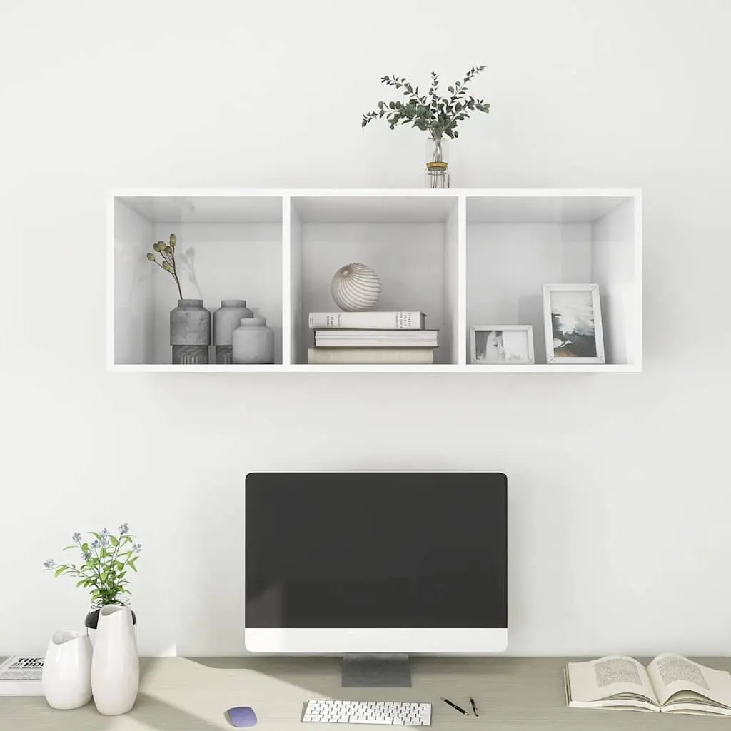 Wall-Mounted TV Cabinet with Ample Storage