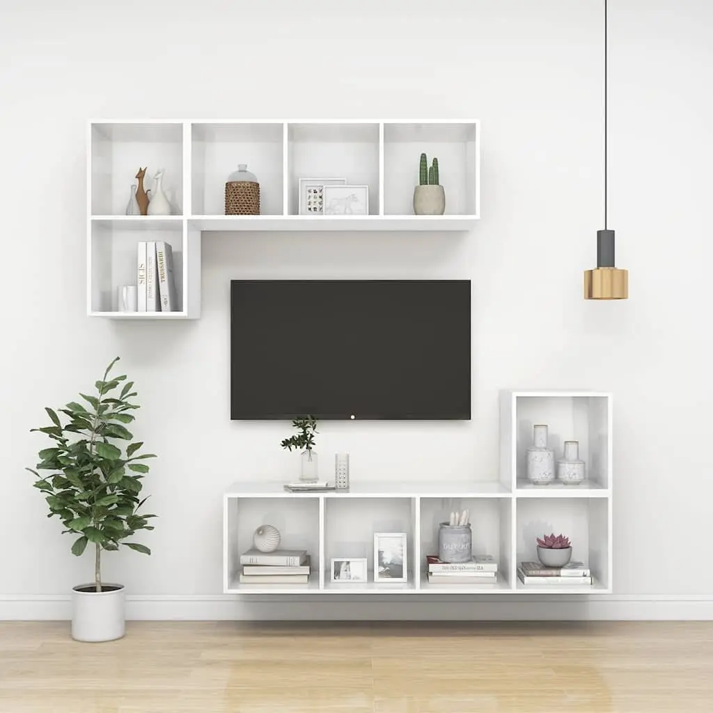 Wall-Mounted TV Cabinet with Ample Storage