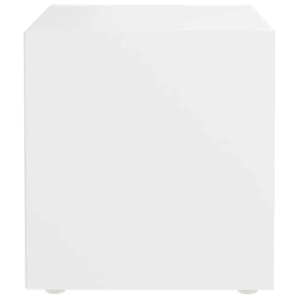 TV Cabinet White 37x35x37 cm Engineered Wood Storage Unit Display Stand 2 pcs