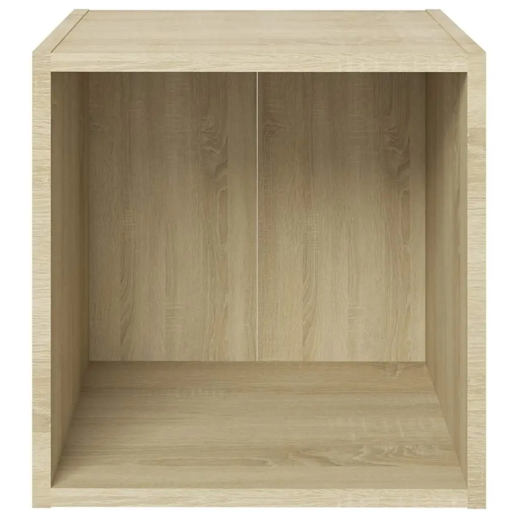 TV Cabinet Living Room Storage Unit 37x35x37 cm Brown Engineered Wood