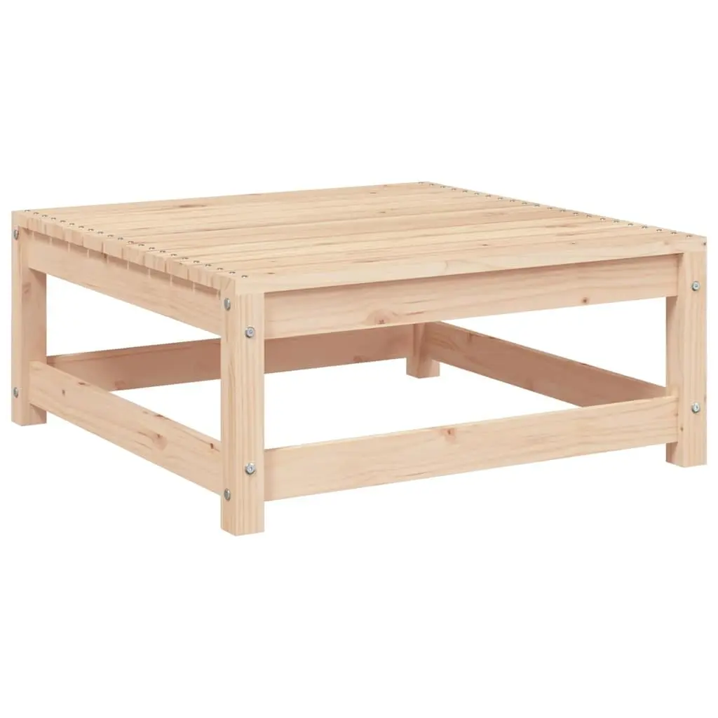 Modular Outdoor Footstool in Brown