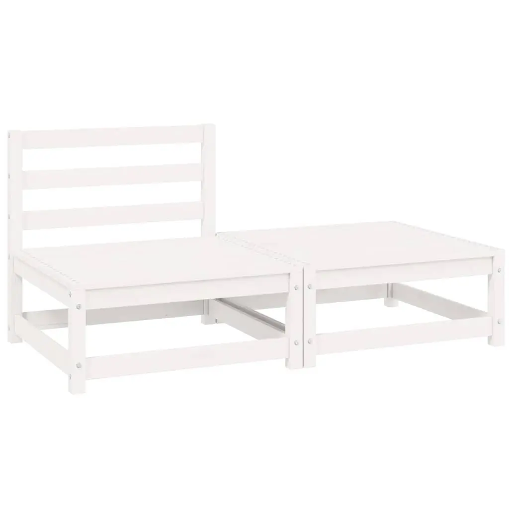 White Garden Lounge Set