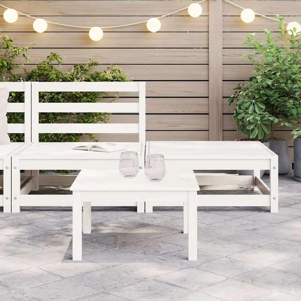 White Garden Lounge Set