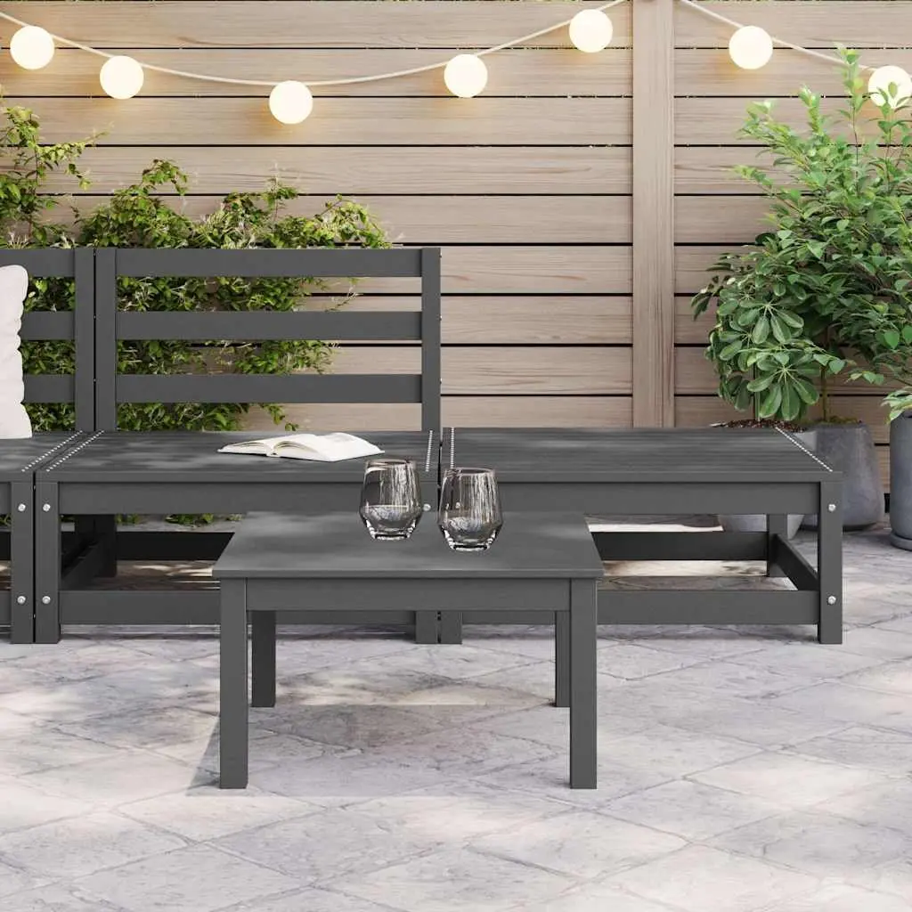 Outdoor Sectional Sofa Lounge Set 2 Piece Grey