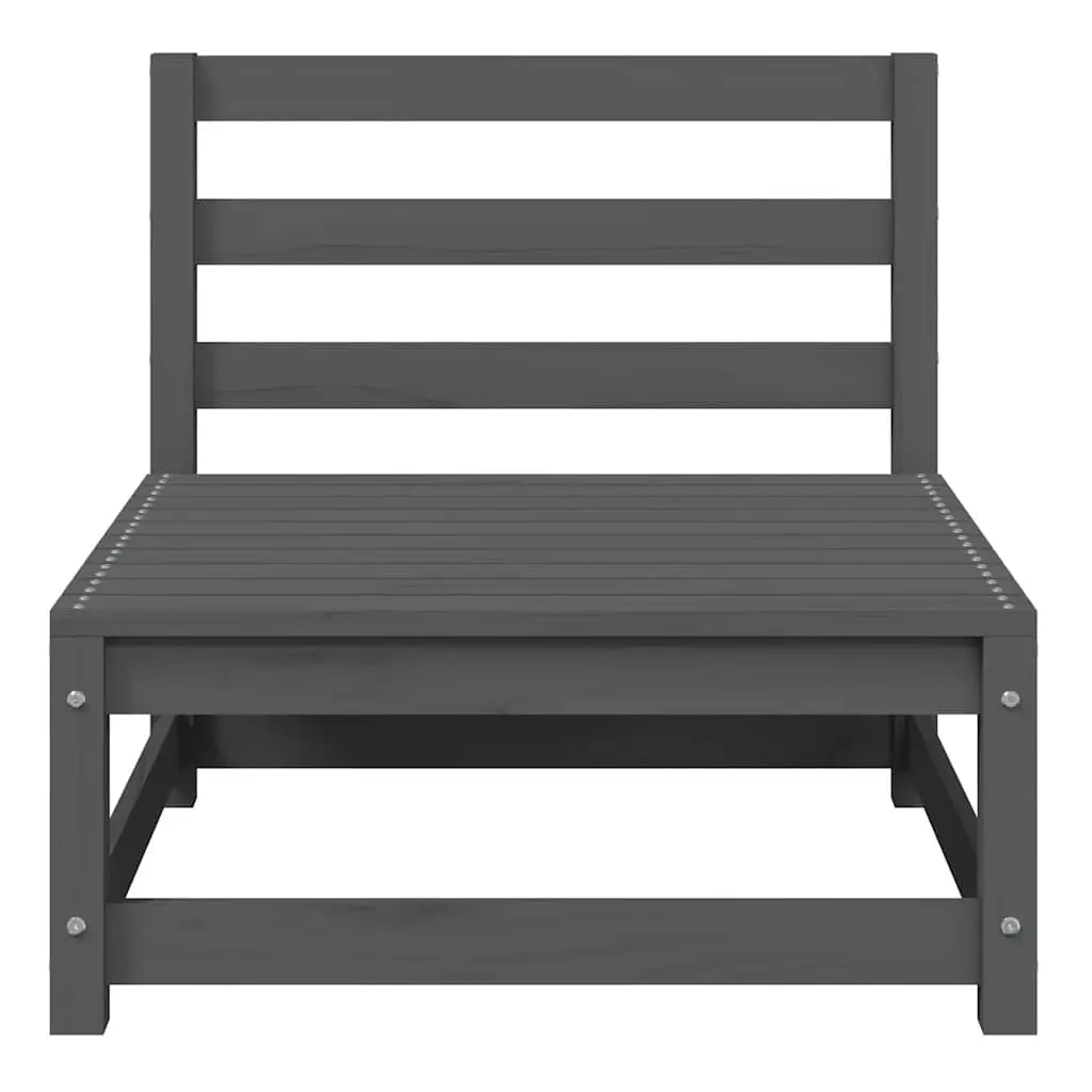 Outdoor Sectional Sofa Lounge Set 2 Piece Grey