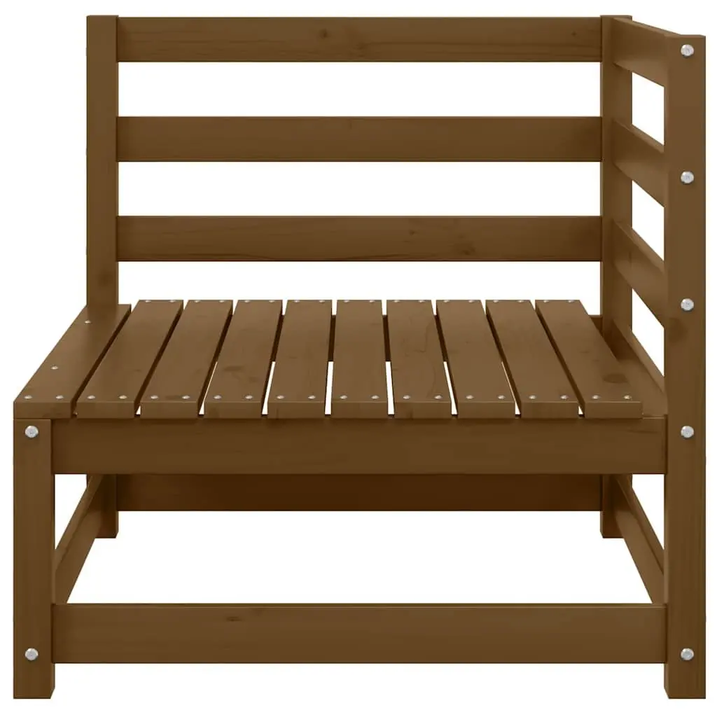 Brown Garden Corner Sofa with Cushions