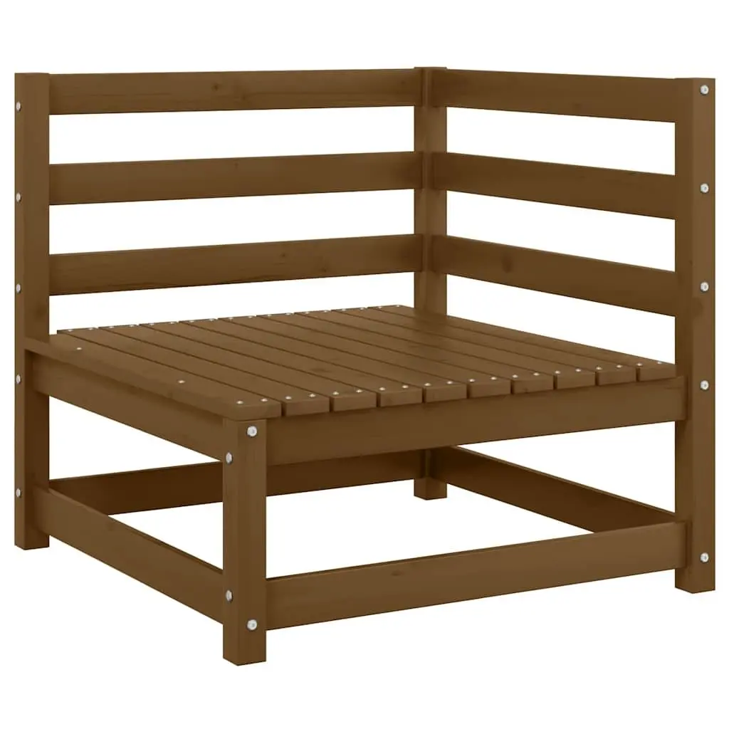 Outdoor Sofa 2-Seater Garden Lounge Furniture Modular Brown with Cushions