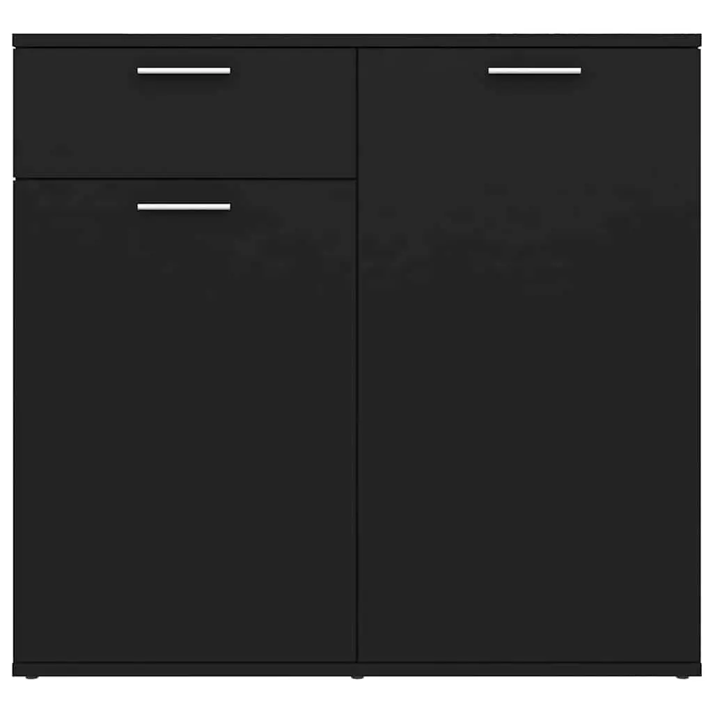Black Sideboard with Ample Storage Space