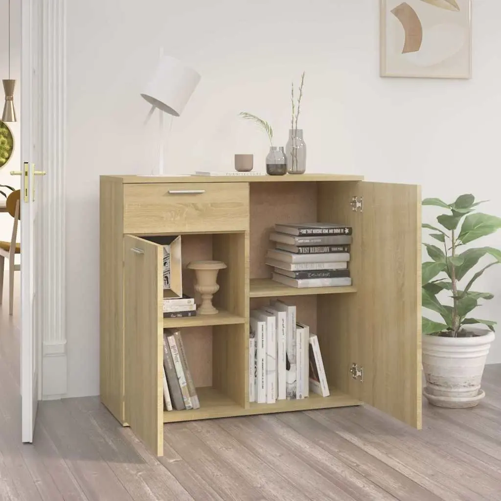 Brown Sideboard with Ample Storage Space
