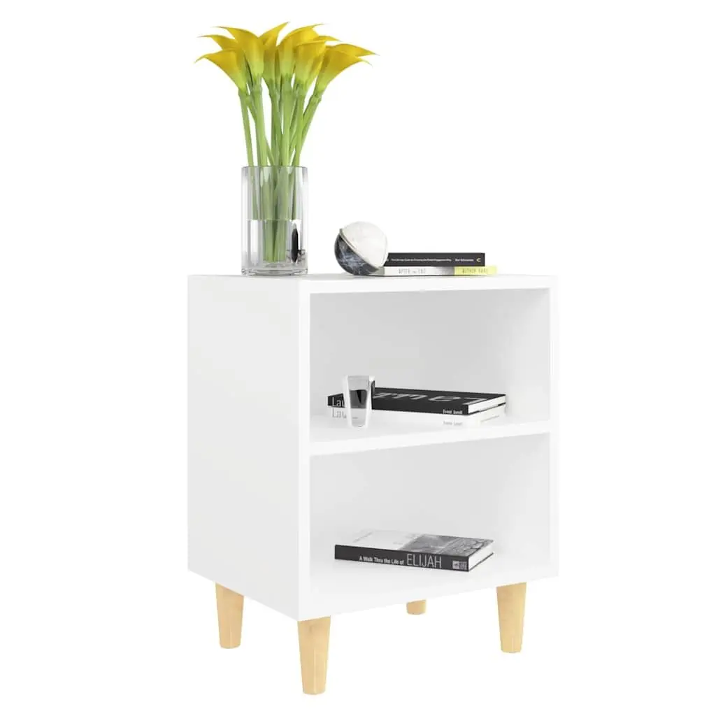 White Nightstand with Practicality and Style Combined