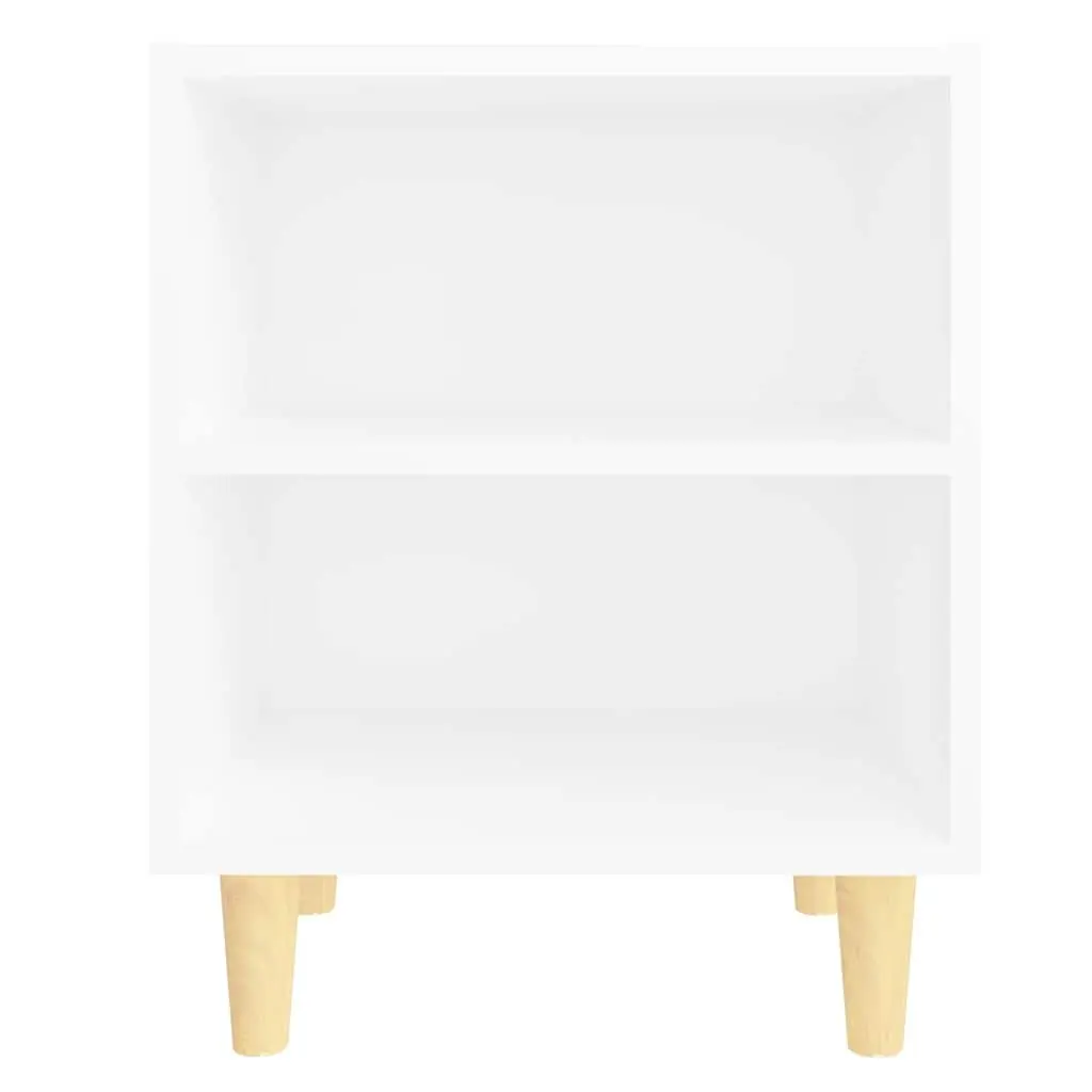 White Nightstand with Practicality and Style Combined