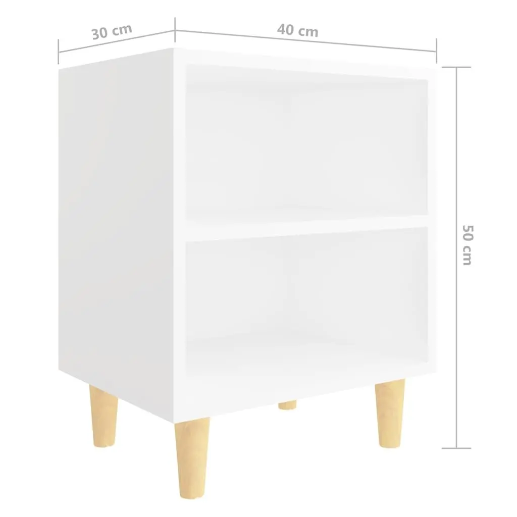 White Nightstand with Practicality and Style Combined