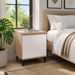 Reliable Bedside Table with Practical Storage