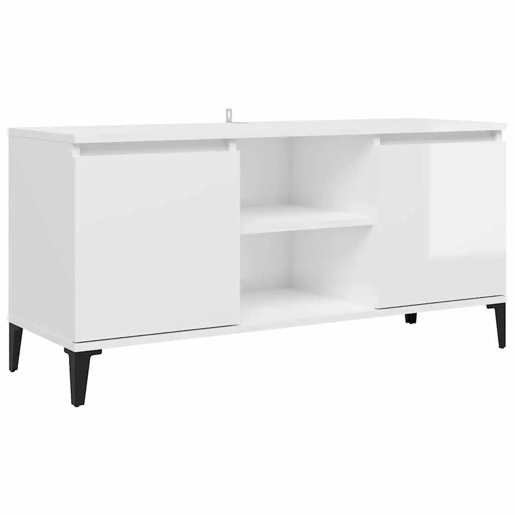 High Gloss White TV Cabinet