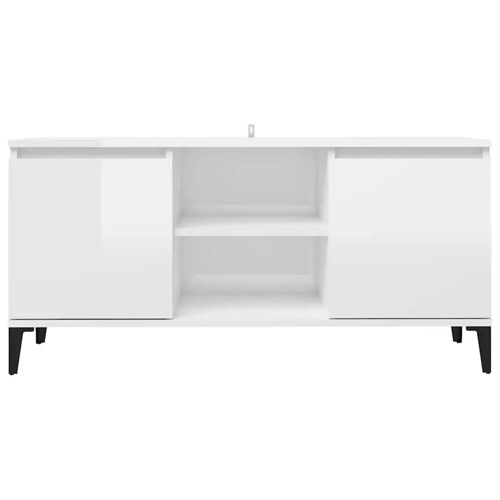 High Gloss White TV Cabinet